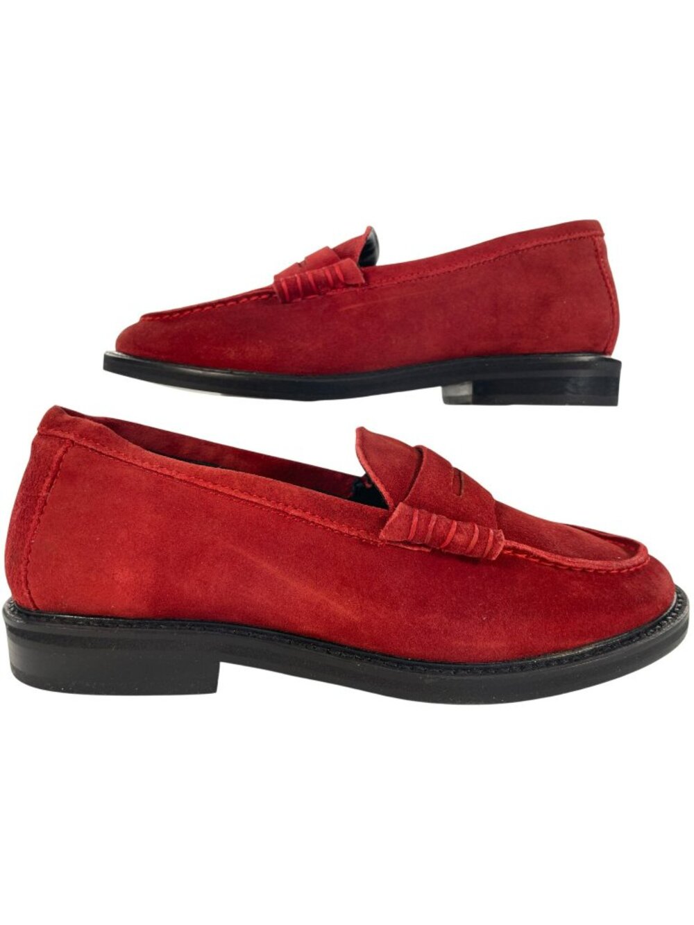Steve Madden Alexi-S Pink Multi Suede Business Casual Loafers Women's Sz 6.5 NEW